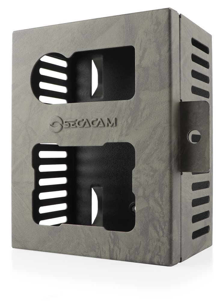 Metallgehäuse SECACAM Wildkamera verschließbar Outdoor geeignet flexible Montage 